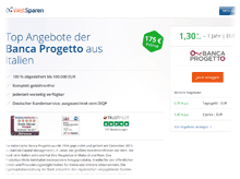 Banca Progetto Tagesgeld Banca Progetto Tagesgeld